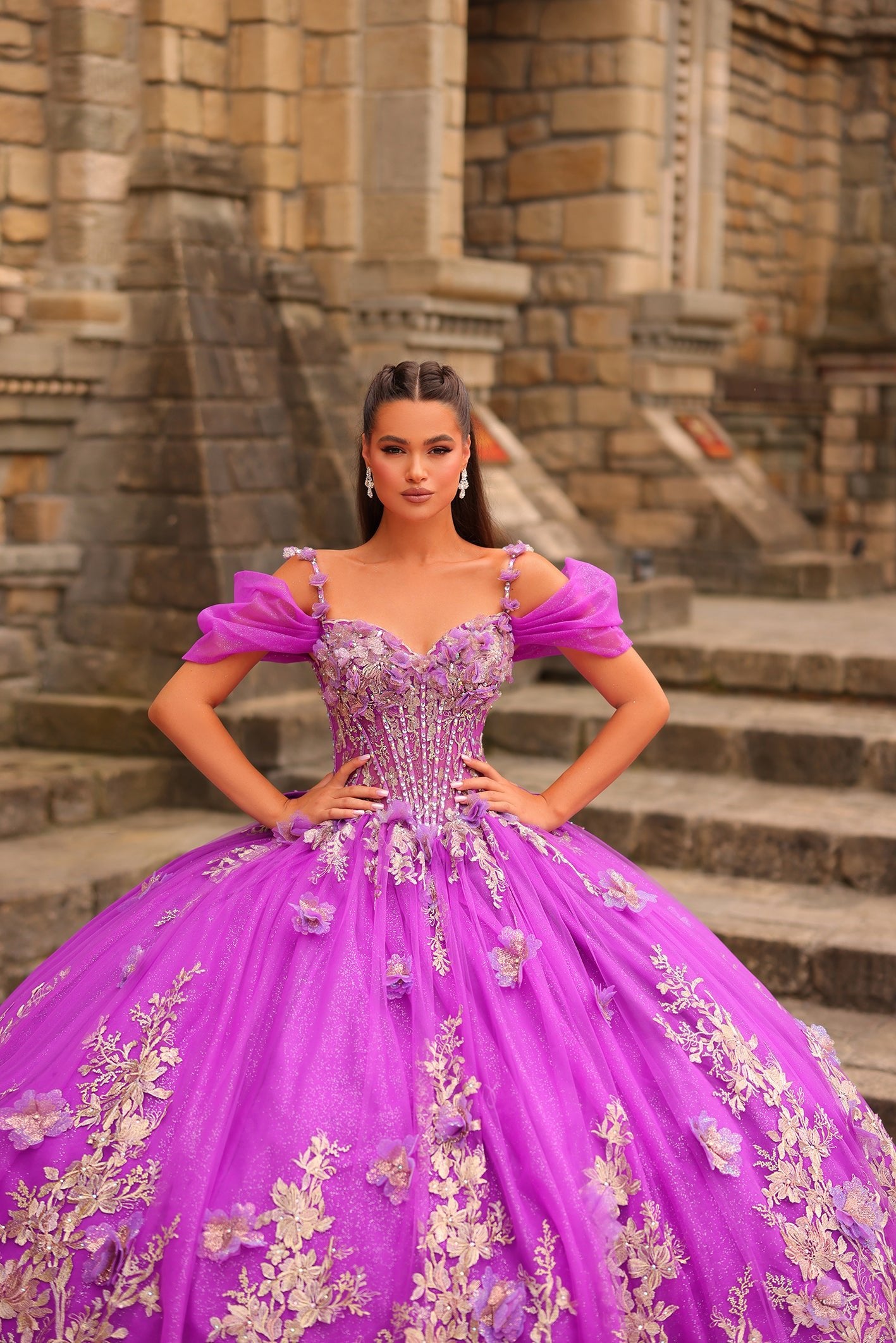 purple quinceanera dresses with butterflies Buy Amarra Dress Style 54234