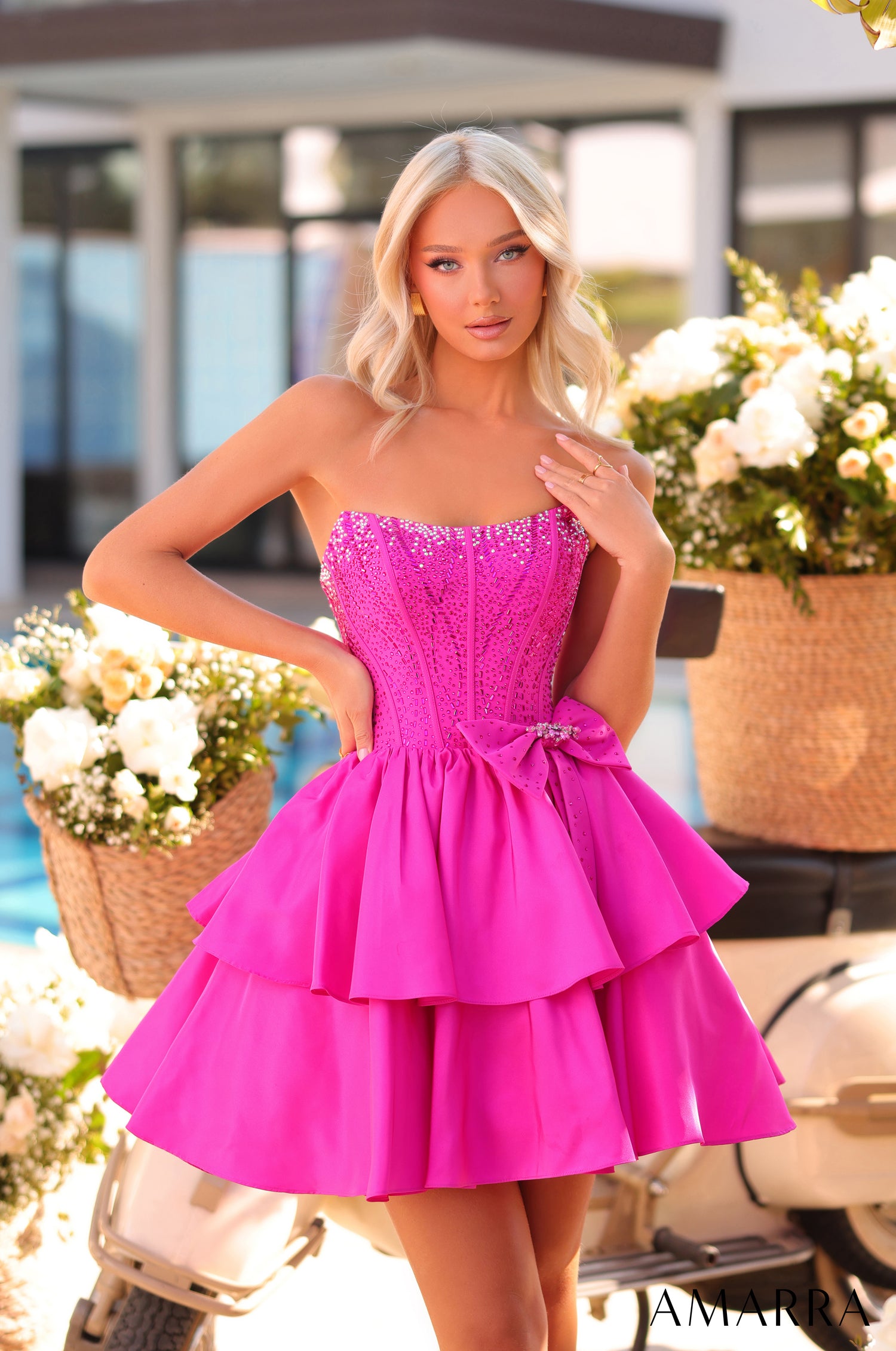 fuchsia strapless dress Buy Amarra Dress Style 88912