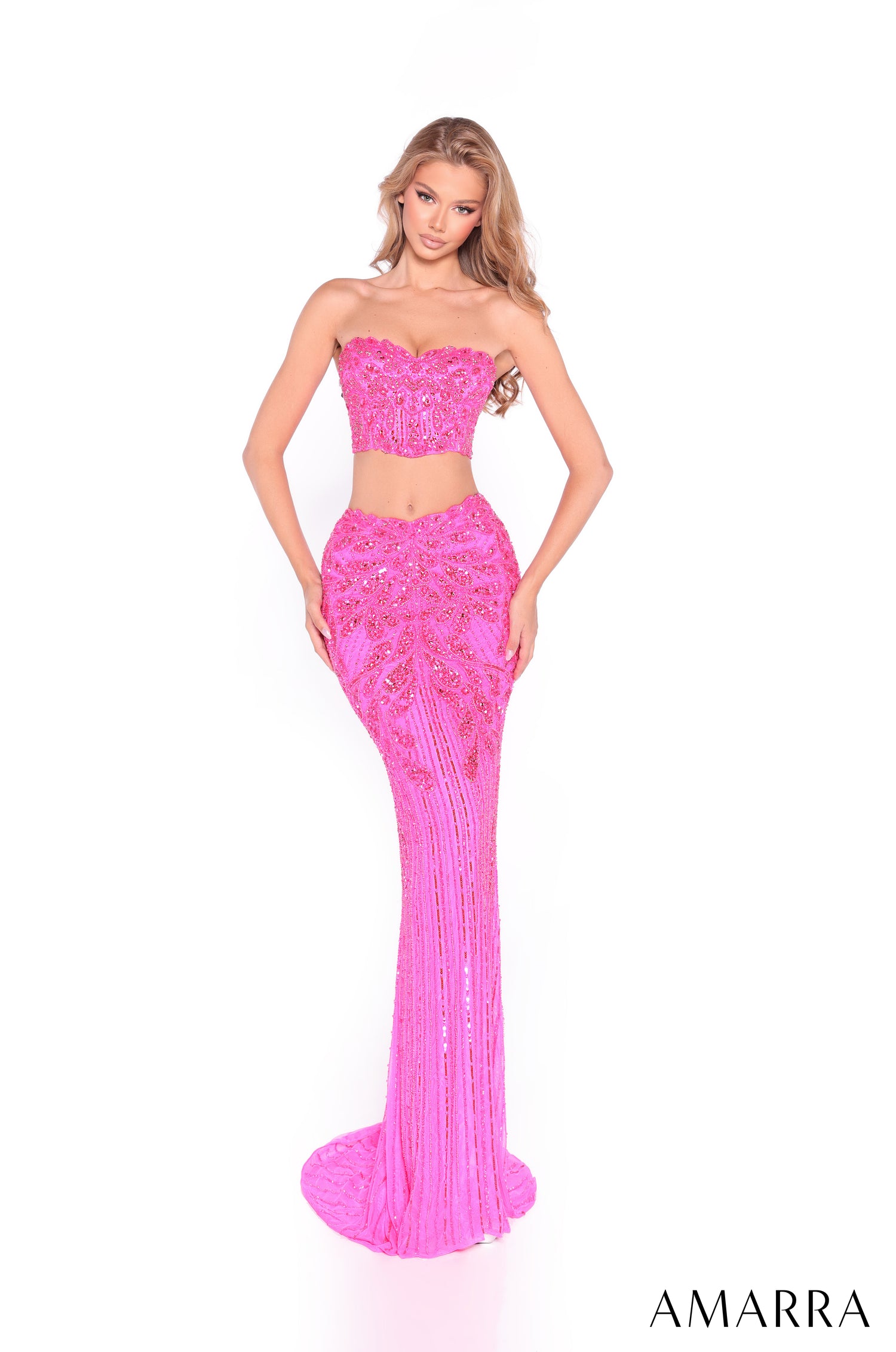 Amarra 89059 | Two-Piece Sweetheart Top Prom Dress AMARRA Amarra 89059 | Two-Piece Sweetheart Top Prom Dress AMARRA