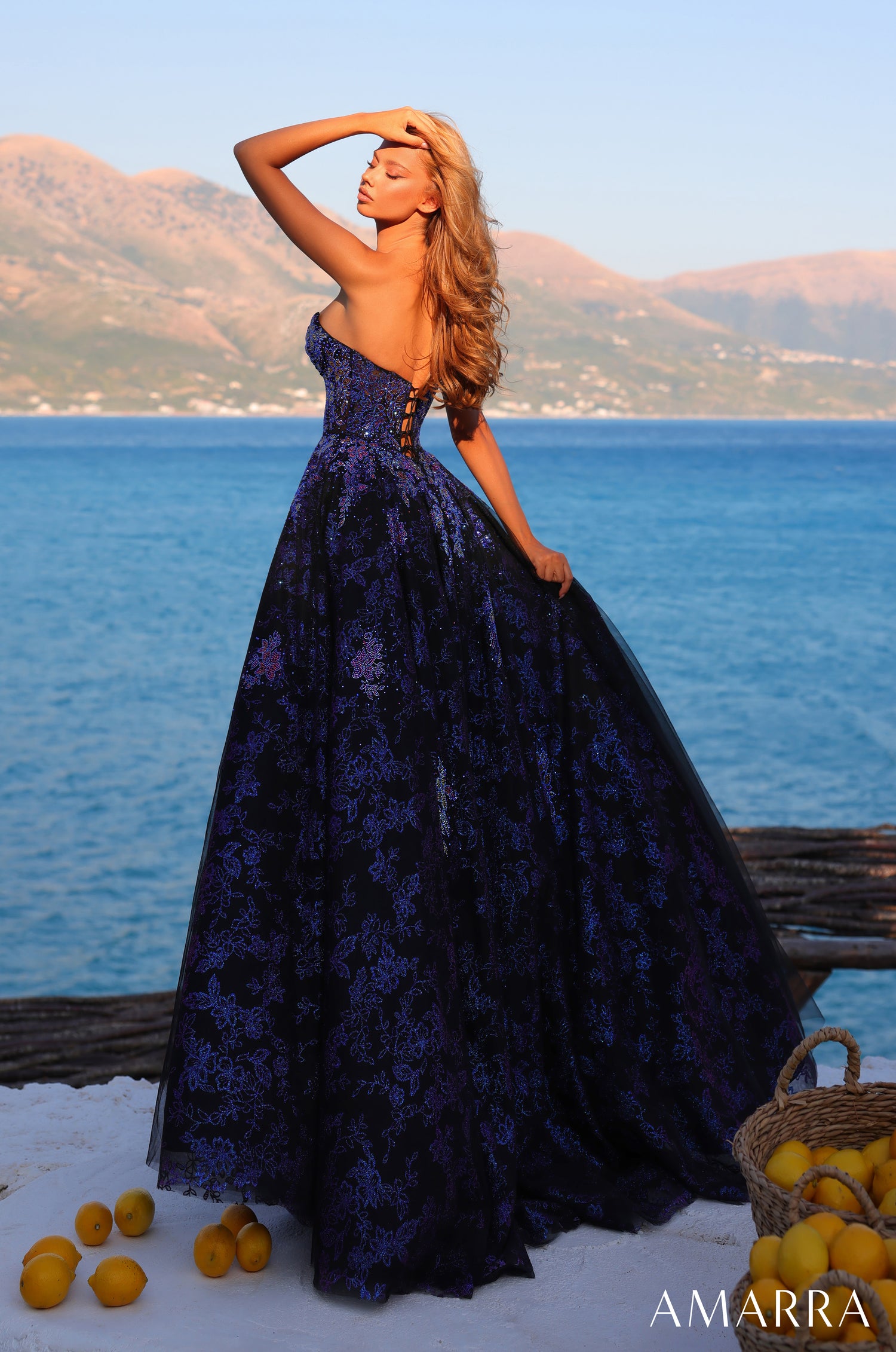 Amarra 89415 | Strapless Sweetheart Ball Lace-Up Prom Gown AMARRA Amarra 89415 | Strapless Sweetheart Ball Lace-Up Prom Gown AMARRA
