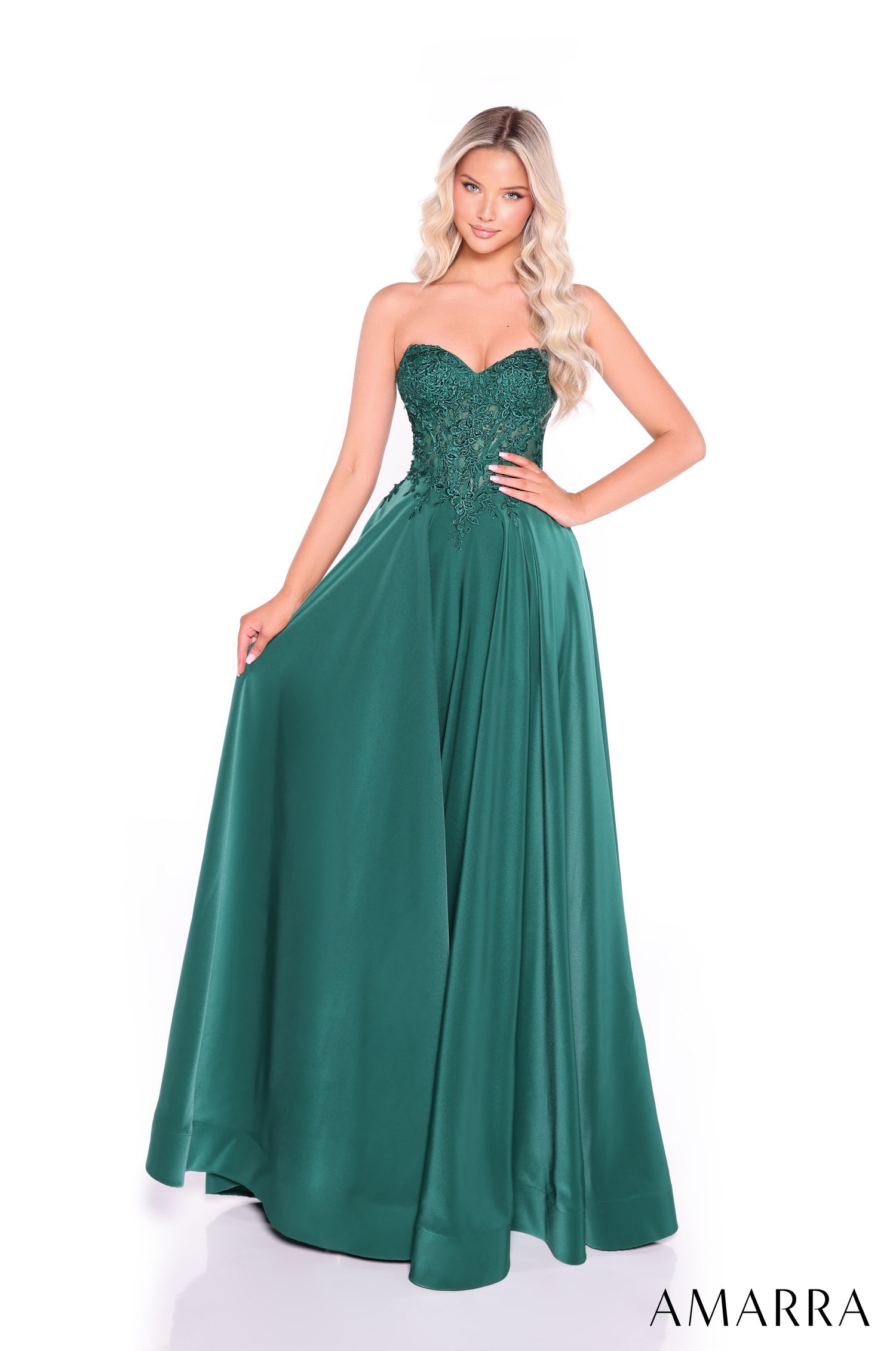Amarra 89433 | Sweetheart Embroidered A-Line Prom Dress AMARRA Amarra 89433 | Sweetheart Embroidered A-Line Prom Dress AMARRA