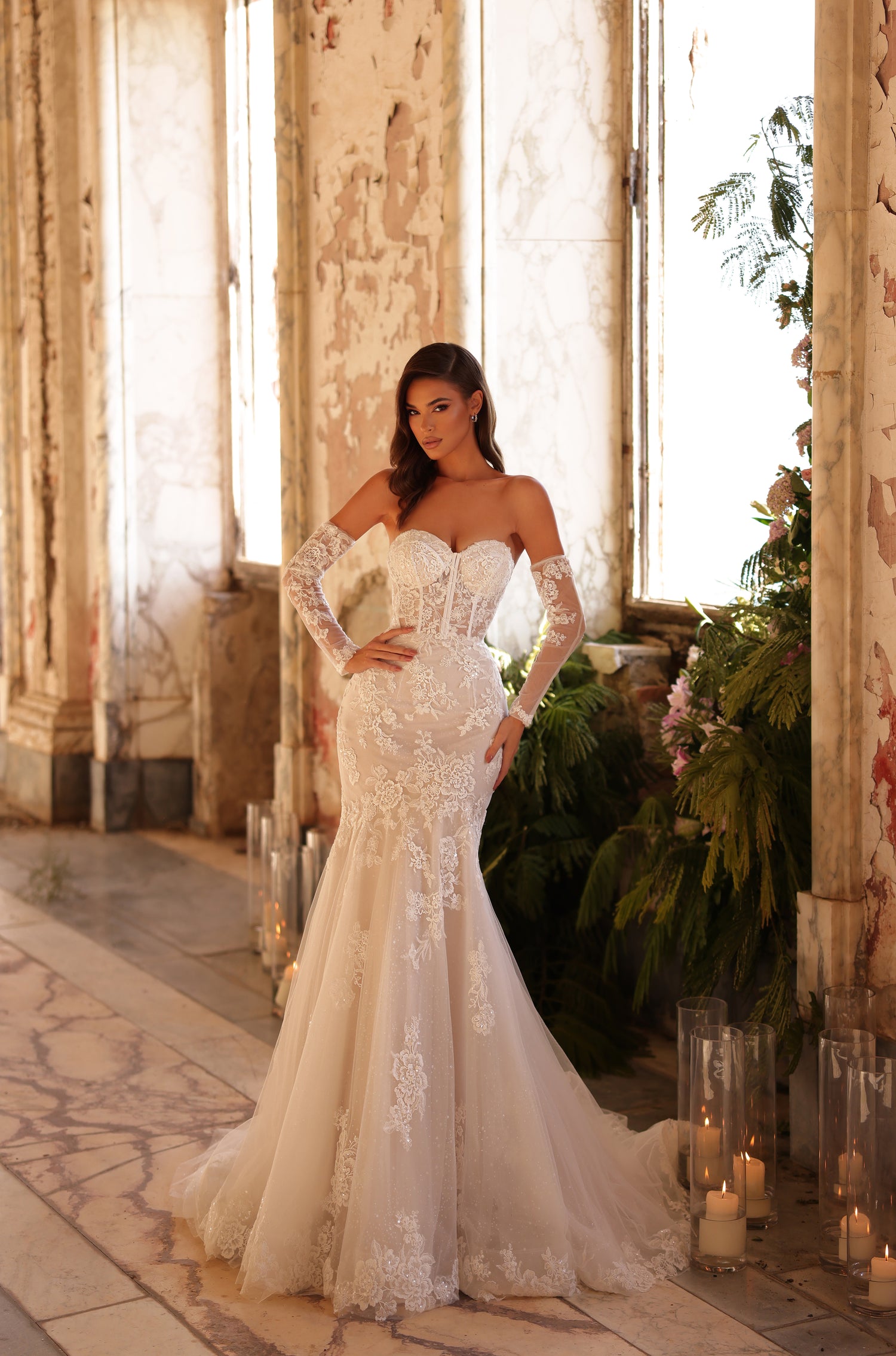 lace mermaid bridal dress Buy Amarra Wedding Dress Style Catherine 44024