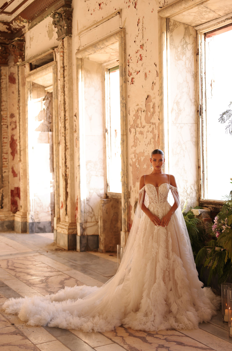 white and orange wedding dress Aminata Milla Nova Sequin Mermaid | Chicago & Milwaukee Draped Pleats Lace Applique Ruched Beads Crystal Backless Plus Size Wedding Dresses Long Sleeve Lace Dresses Sheer Neck/Straps Crystal Strapless Pearl-Embellished Ball Gown Wedding