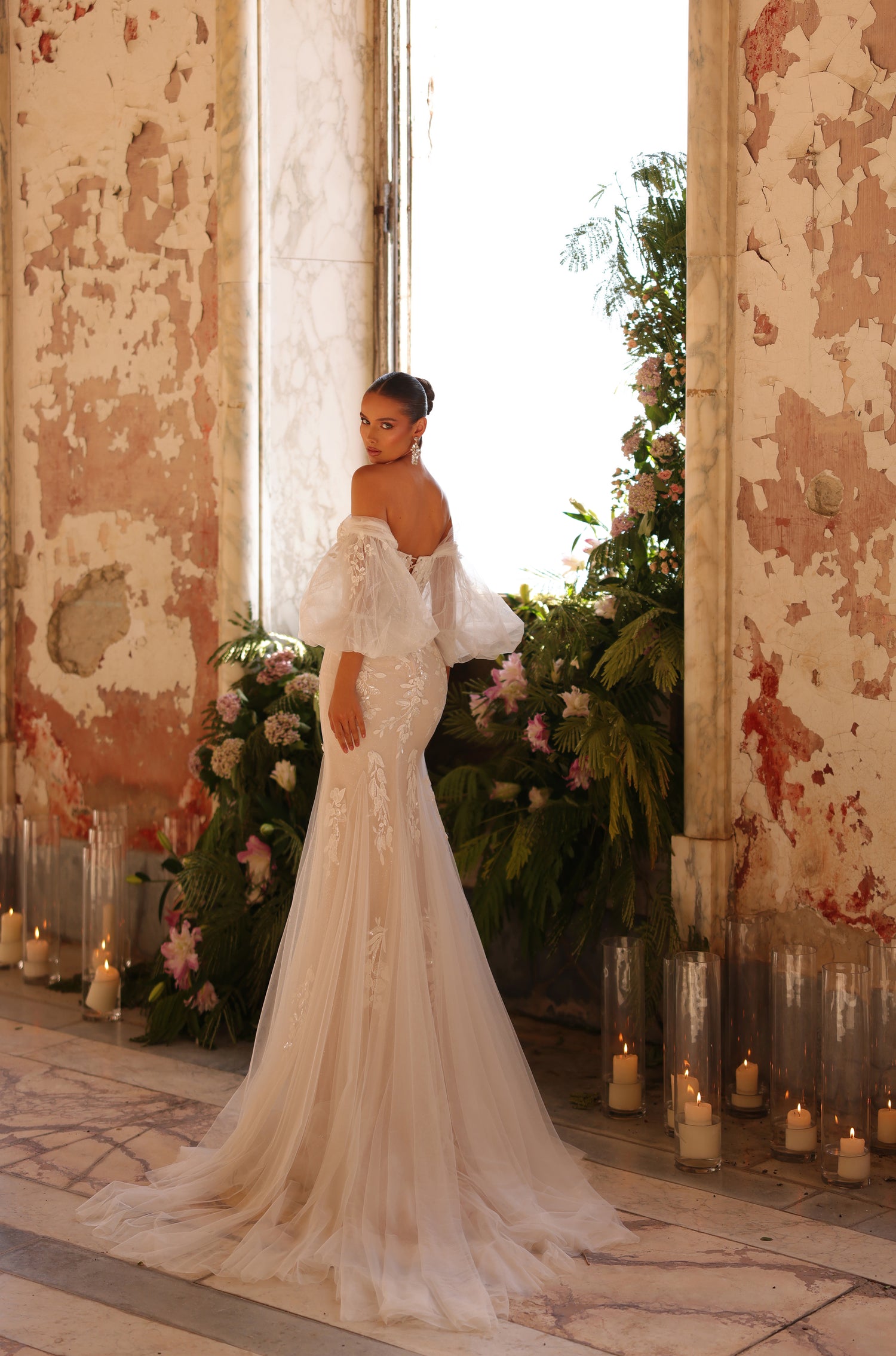 distressed off the shoulder dress Buy Amarra Wedding Dress Style Reign 89137