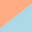 Dreamsicle/Light Blue